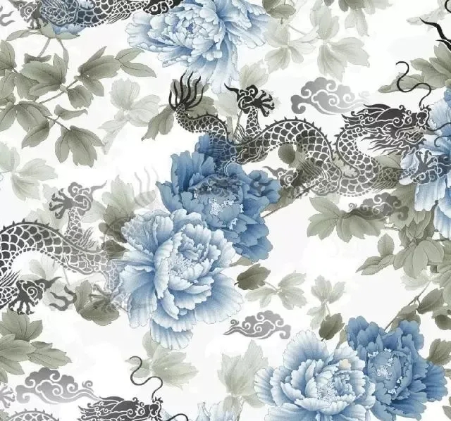 中国古代丝绸纹样手绘及寓意,丝绸手绘隔离胶制作