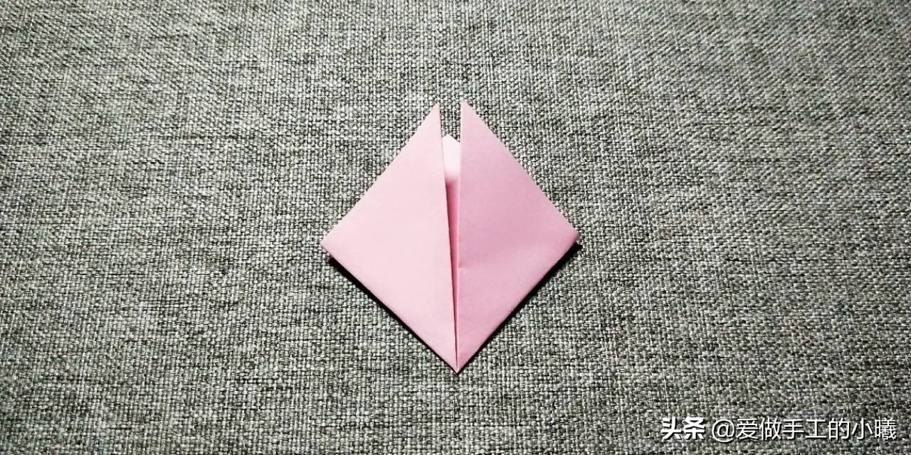 立体花怎么折简单又漂亮,手工折花最简单的五瓣花