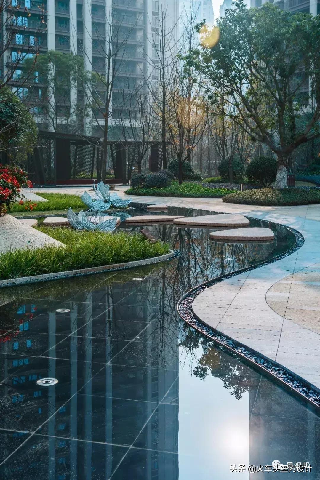 最美小区景观户外阳台效果图,有特色的小区和城市景观设计图片