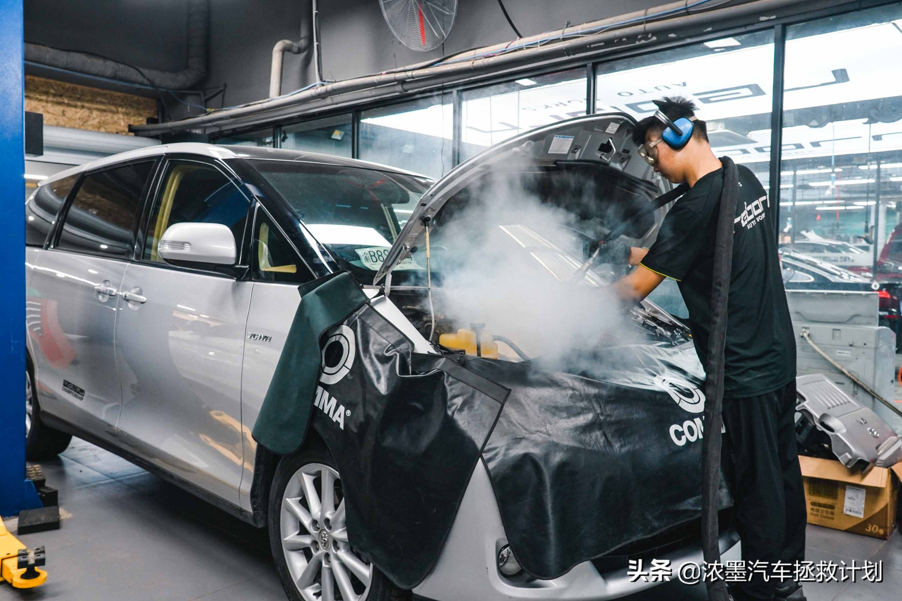 翻新整备修复丰田第一代普瑞维亚,一代情怀丰田普瑞维亚