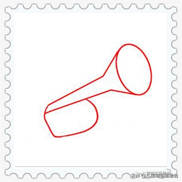 儿童乐器简笔画,儿童简笔画小蛋筒