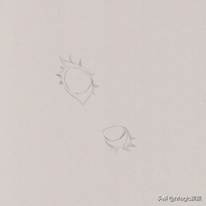 教你用铅笔手绘一双漂亮的动漫人物眼睛超详细步骤快来学习吧