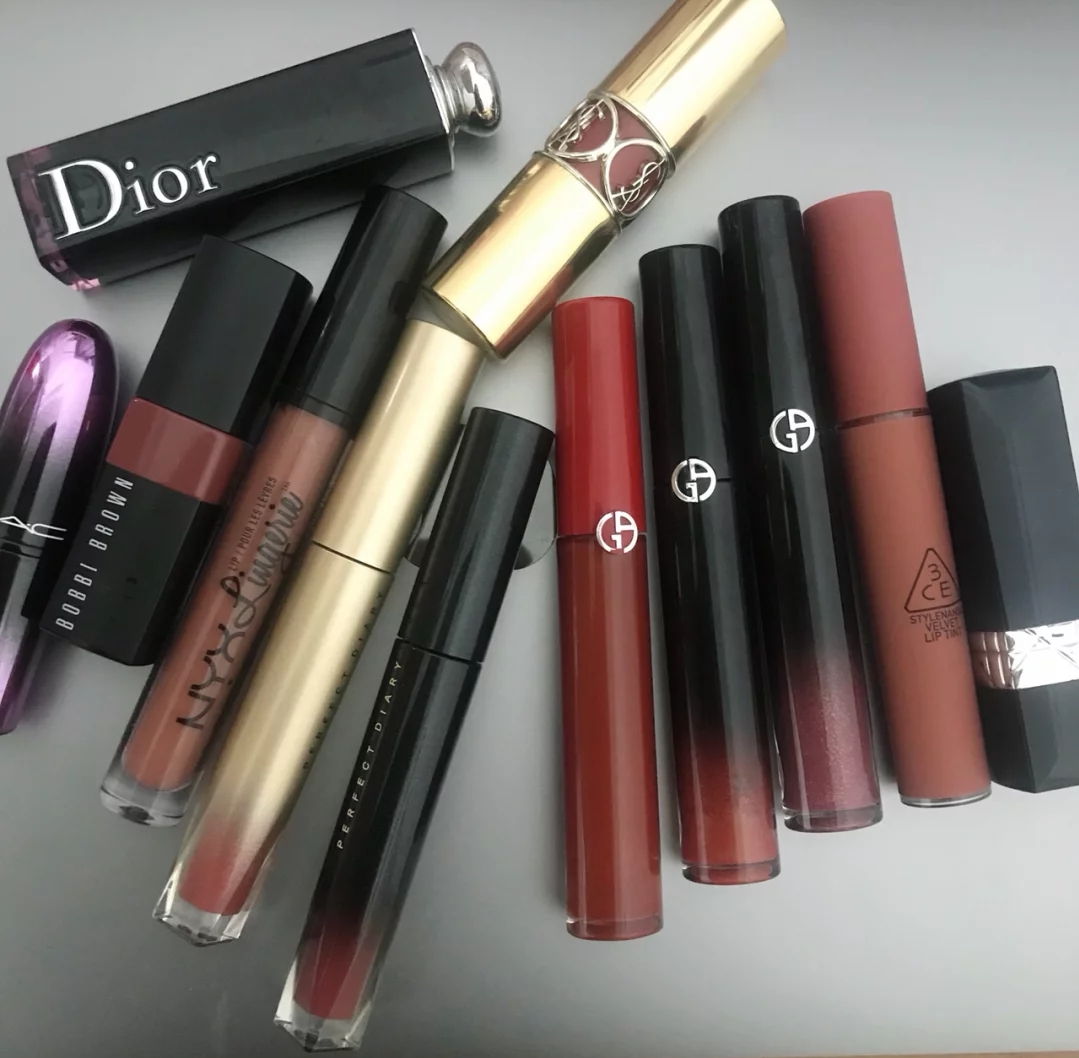 口红2023网红爆款复古兰蔻,爆款小金条口红图片