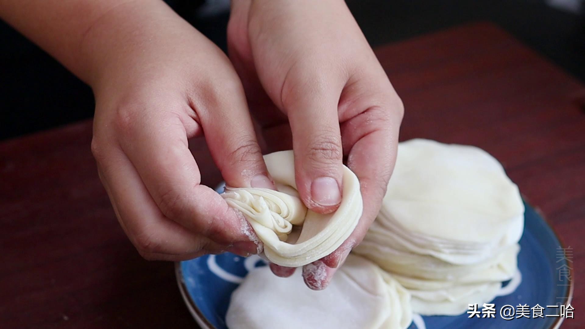 烧麦馅料的烧麦皮正确配方,烧麦的做法烧麦皮捏法