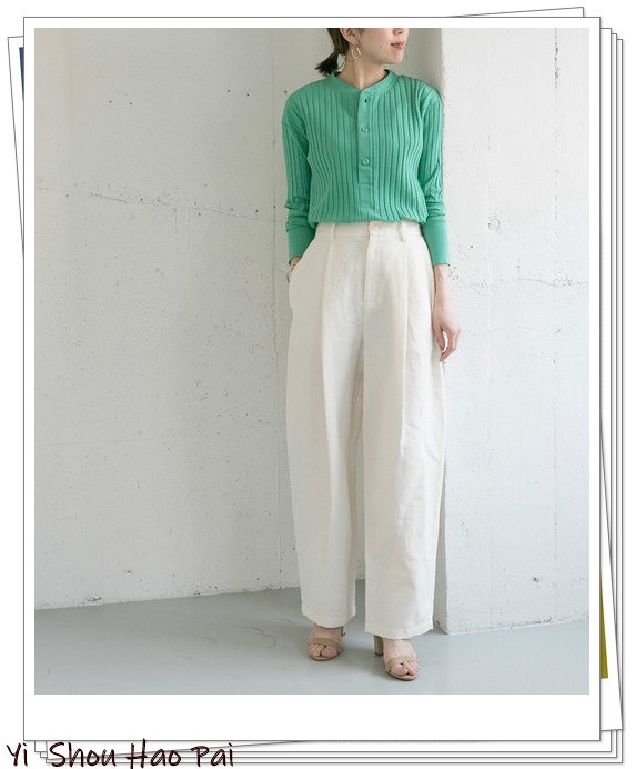 夏季亚麻宽松洋气7分裤,亚麻棉牛仔直筒裤穿搭