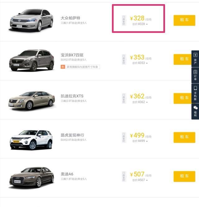 租车养车一年多少钱,凹凸平台租车一天300车主能拿多少