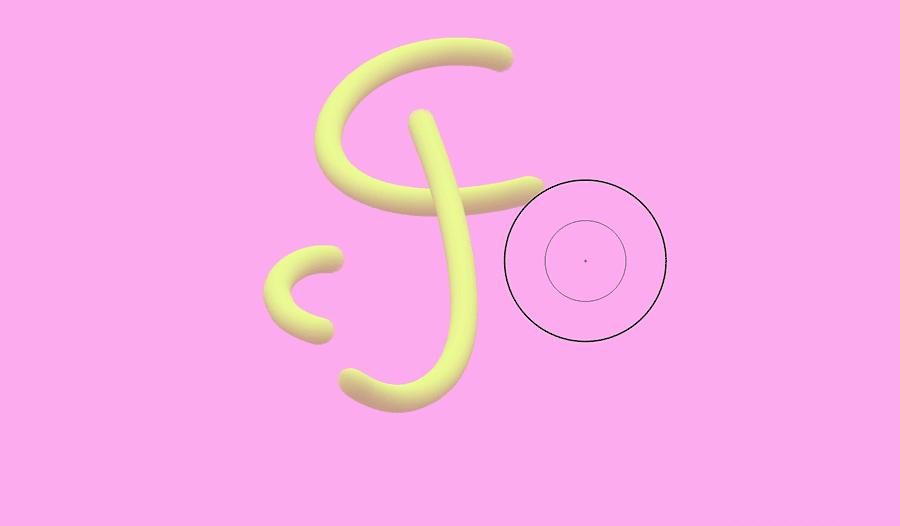 ps怎么用混合器画笔消除边界,ps如何用混合画笔制作3d炫彩字