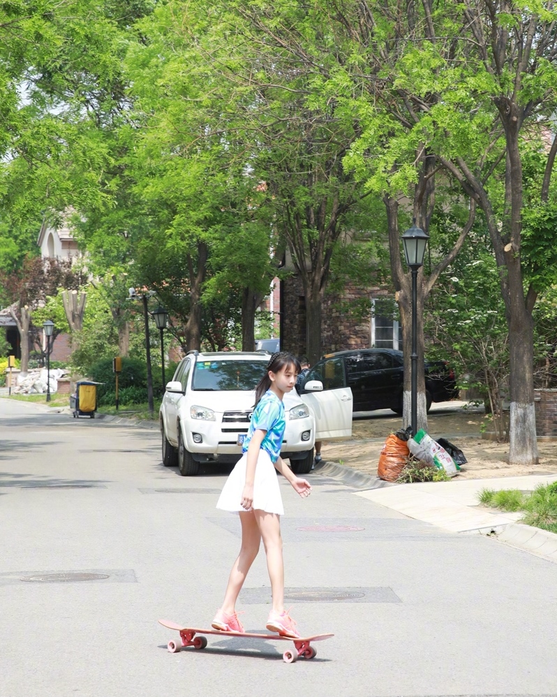 森碟穿搭合集,11岁森碟近照曝光