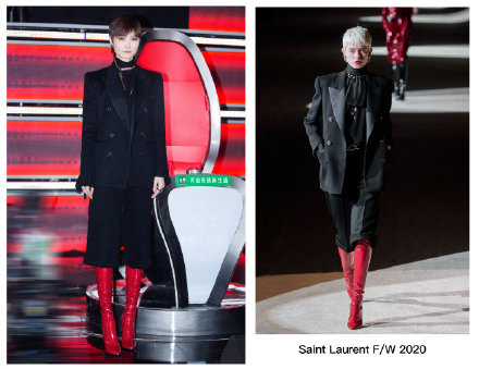 李宇春穿的什么牌子的马丁靴,李宇春黑色高领靴