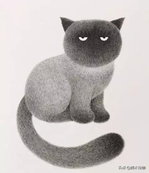 他用一支5块钱的针管笔“撸猫”，17万网友直呼：这猫要活了