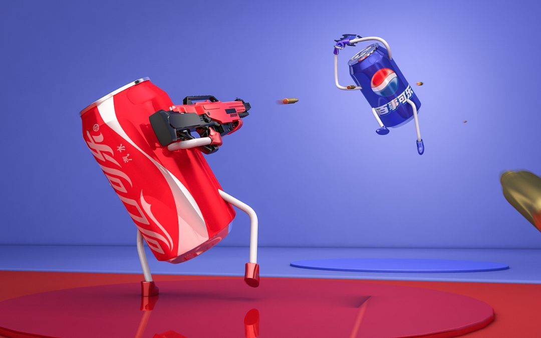 可口可乐和百事可乐红蓝cp,可口可乐和百事可乐情侣名