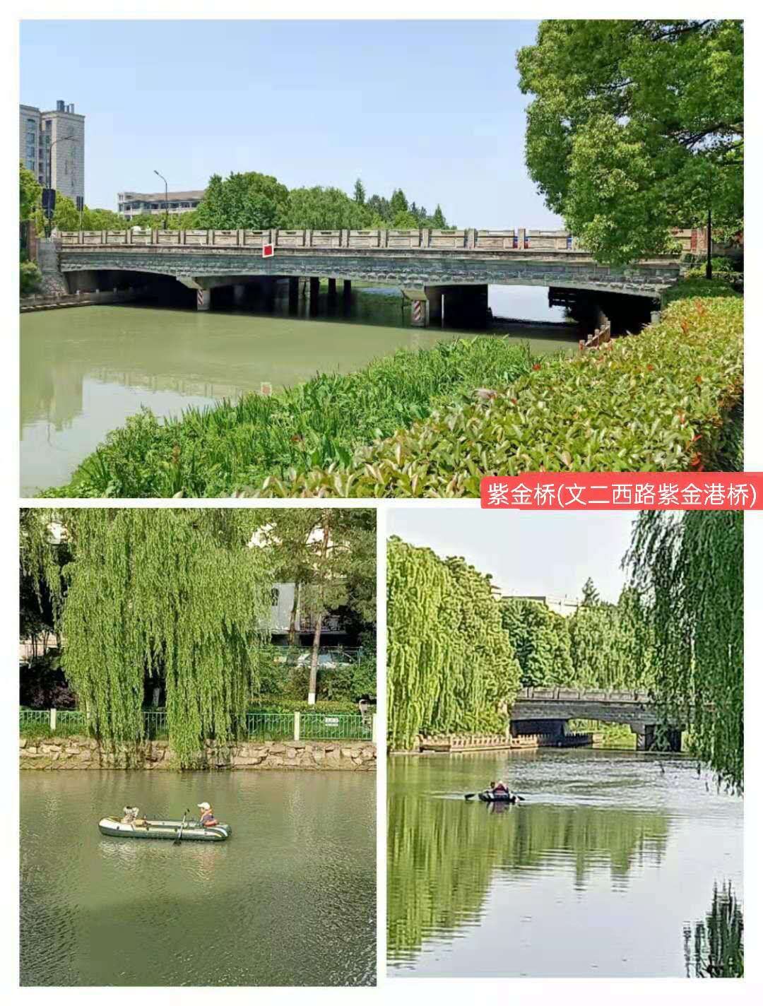 紫金港绿道钓鱼,紫金港河钓鱼