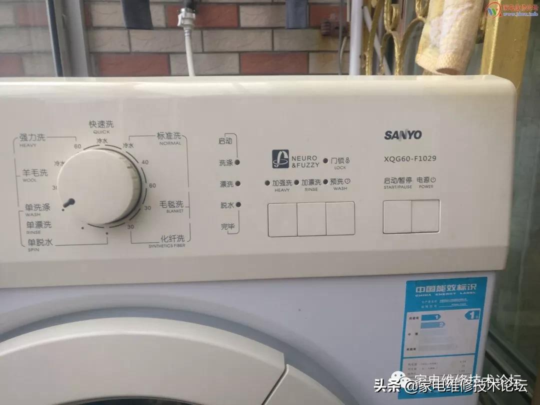 三洋洗衣机xqg60故障排除方法图解,三洋xqg60滚筒洗衣机拆卸清洗方法