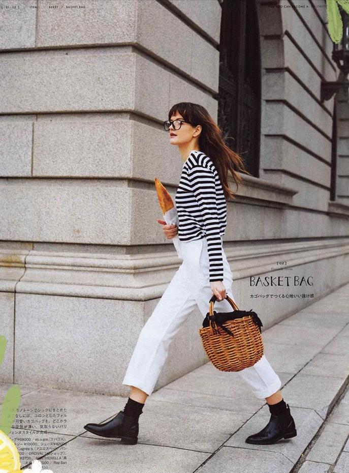 穿条纹衫该如何打造高级感,经典条纹衫的三种搭配