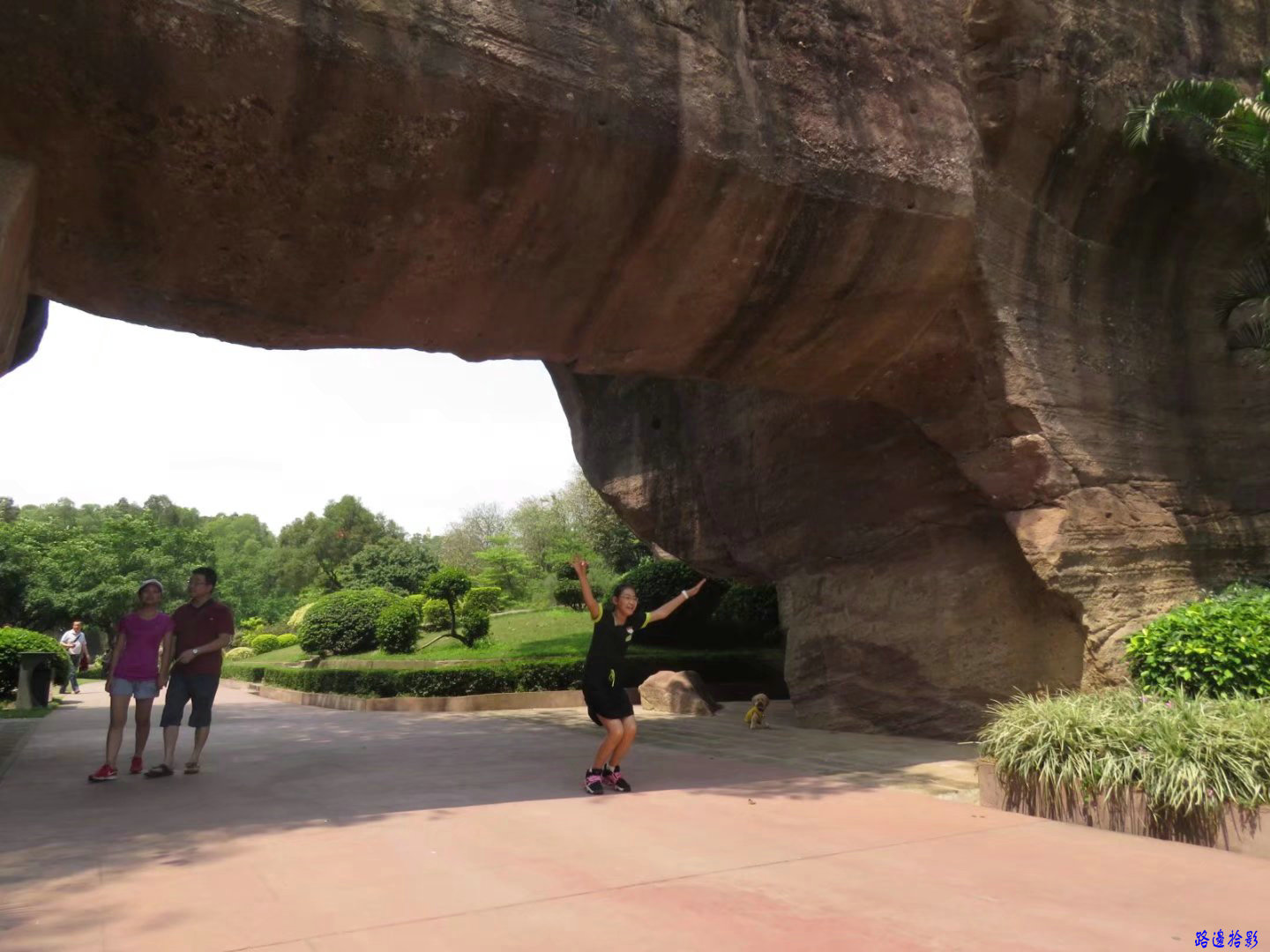 广州莲花山景点,岭南莲花山全景