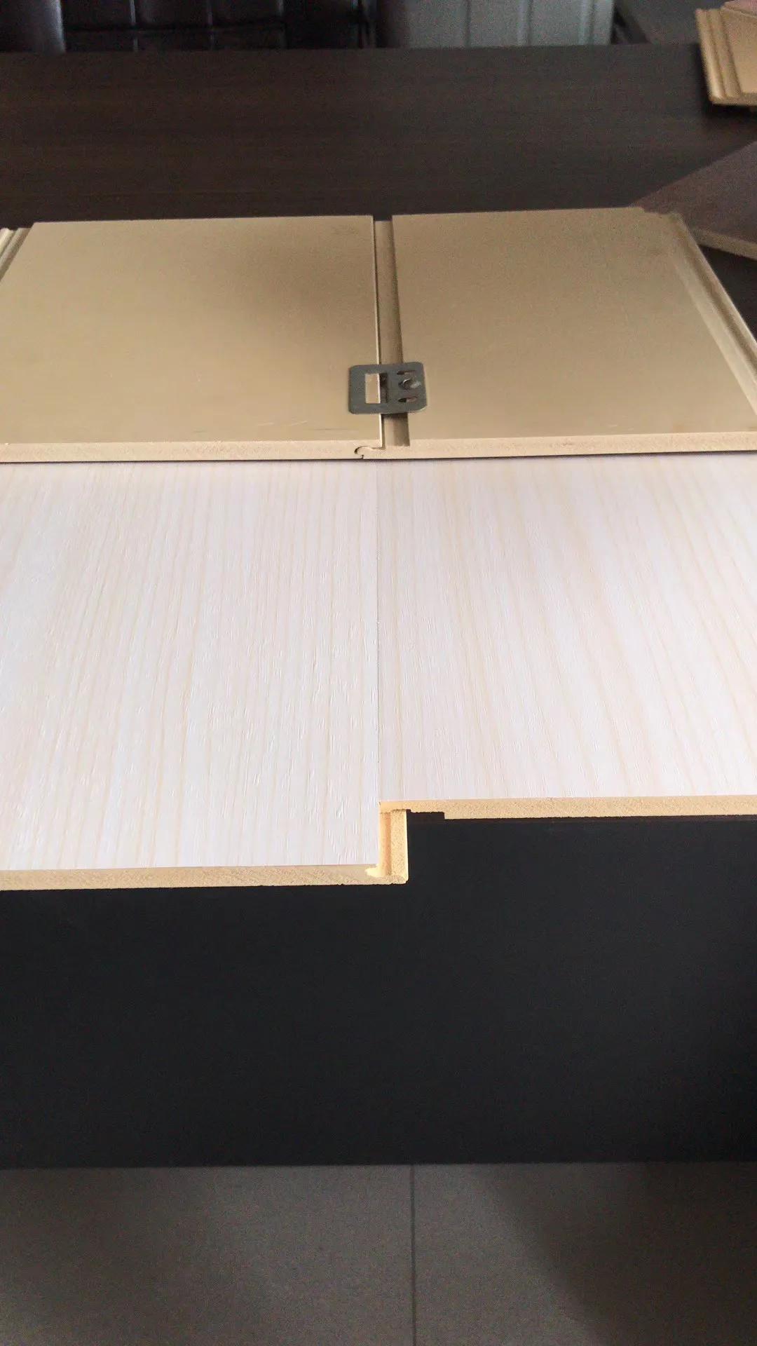 碳晶无缝锁扣墙板,竹炭纤维集成墙板整装