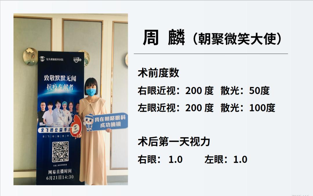 包头朝聚眼科飞秒手术,朝聚眼科医院公益直播