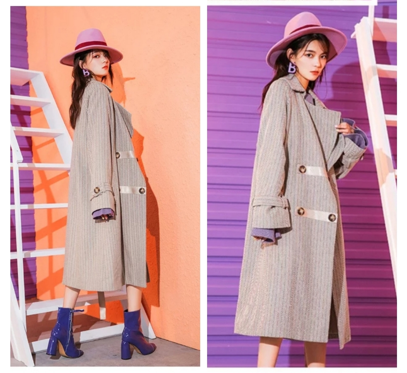 小个子女生的摩登美学，8款呢子大衣让你冬季美出新高度