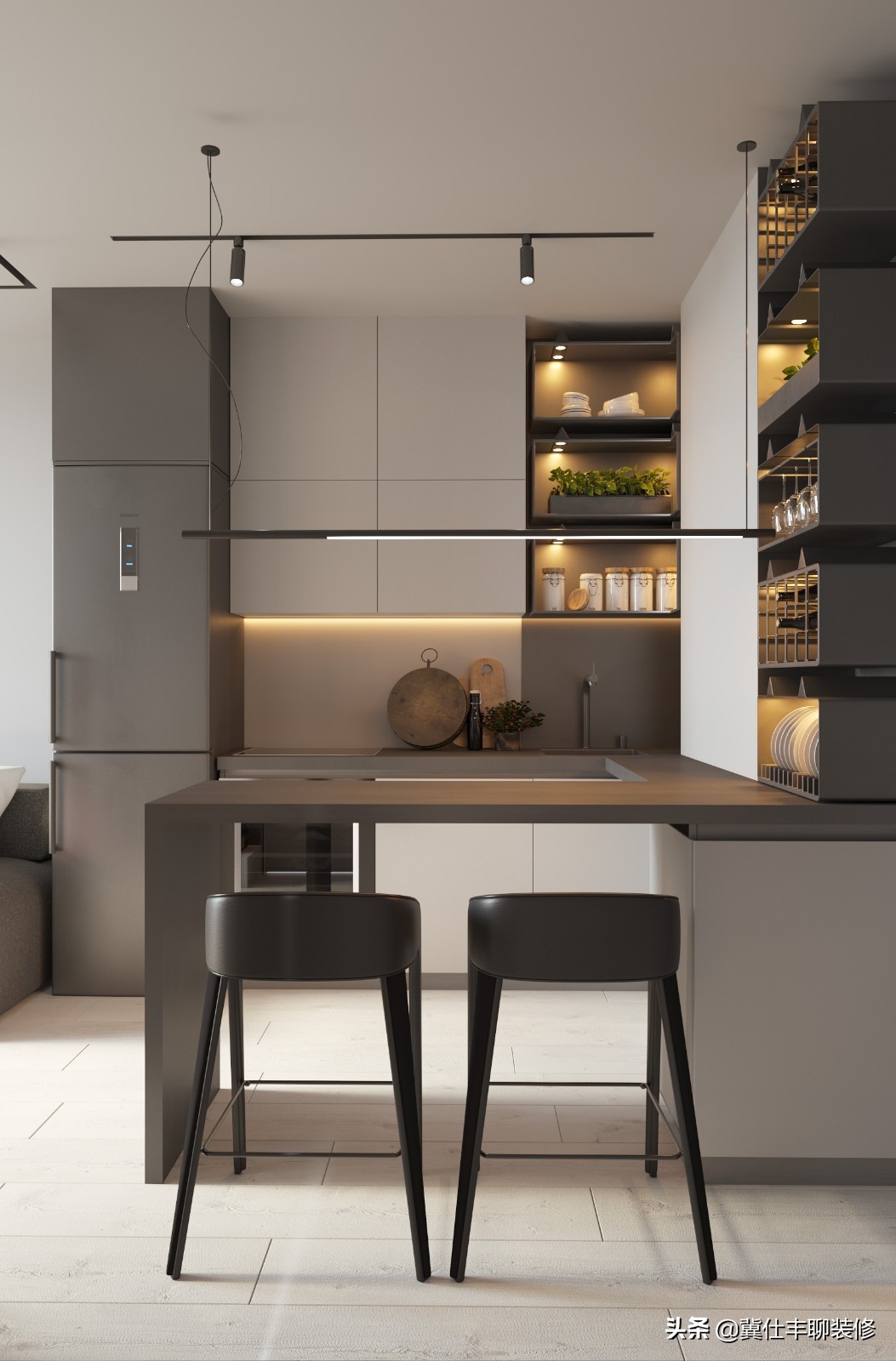 讲真：轨道灯到哪里哪里就有个性，LED灯条到哪里哪里就有温馨