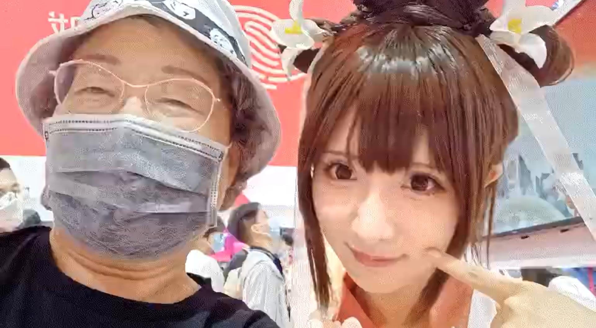 漫展二次元老奶奶,八十岁的老奶奶二次元