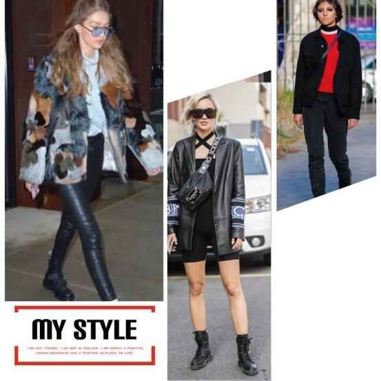 2022年最流行马丁靴穿搭,马丁靴的时髦穿搭