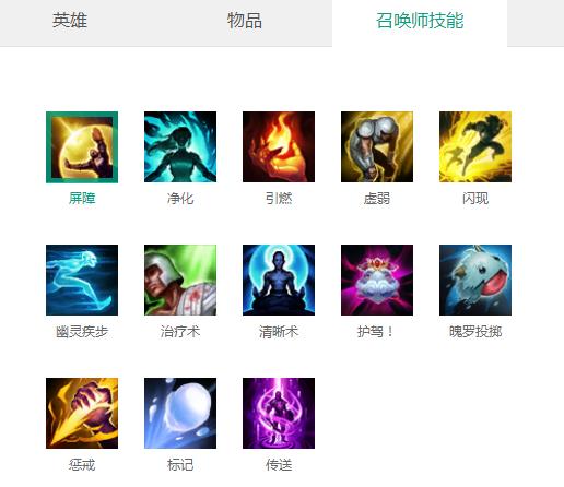LOL召唤师技能最新改动,lol最新的召唤师技能