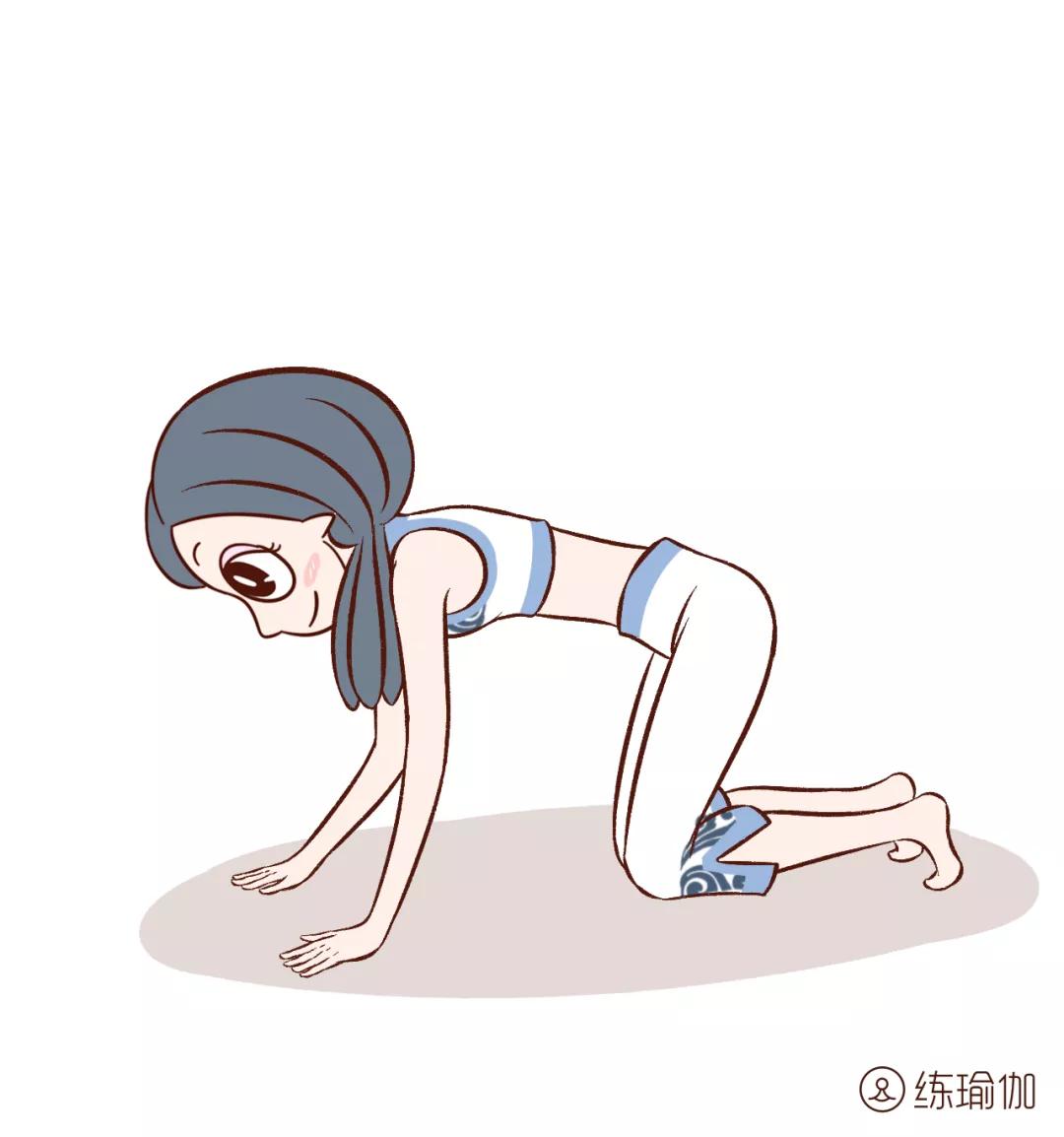 瑜伽下犬式的正确方法,瑜伽下犬式的发力点在哪里