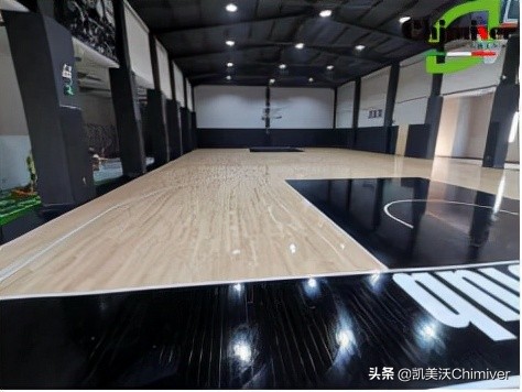 高档篮球地板工艺,篮球木地板国风配色