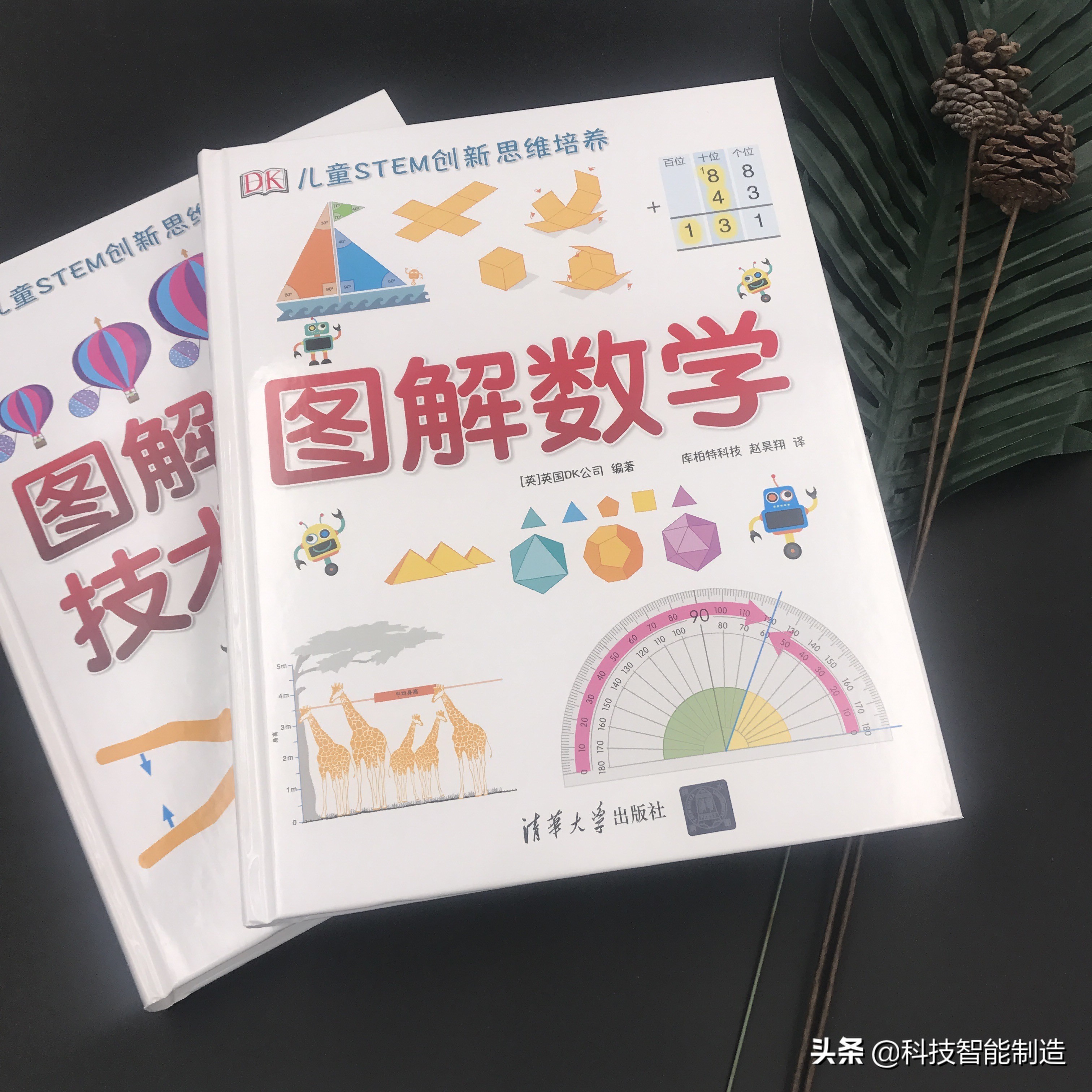 爆款图书，DK图解数学和图解科学184个数学知识点、253种科学思维