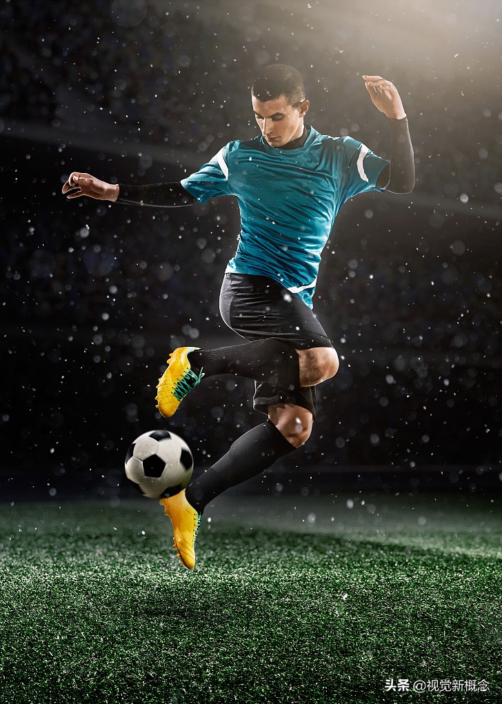 photoshop制作海报字体,足球海报ps设计