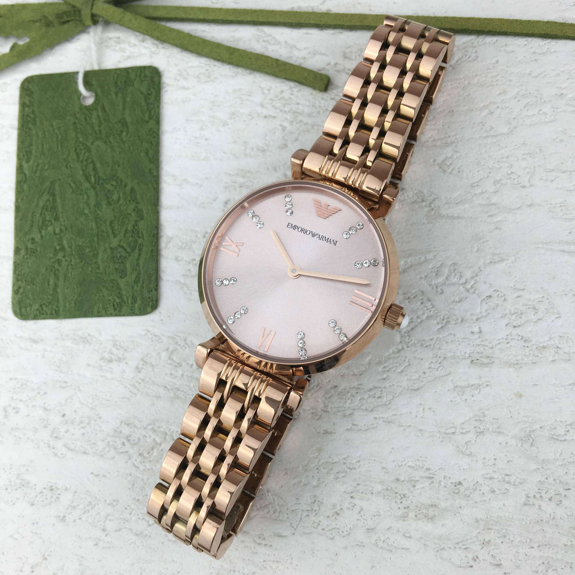 阿玛尼满天星款腕表，温婉是你低调是你