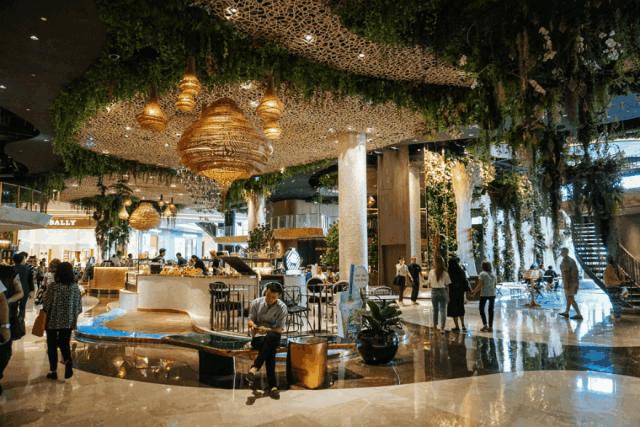 泰国曼谷水上商场,泰国室内水上集市