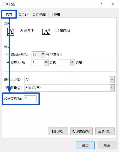 excel添加页码怎么从指定页码开始,excel自定义页脚起始页码