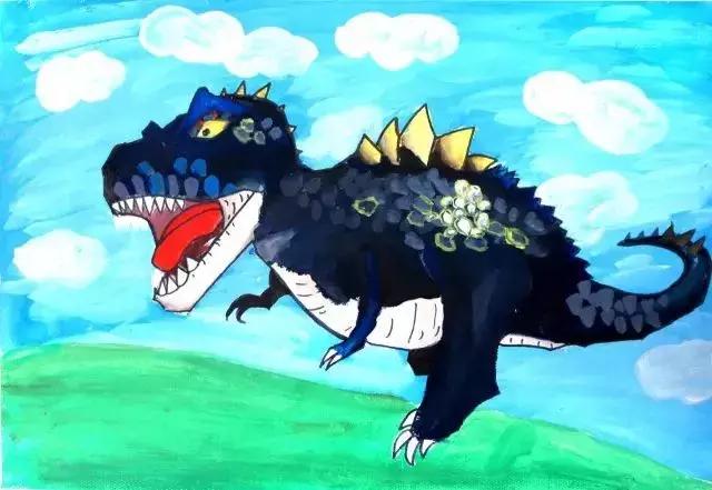 儿童水粉画国画教程,色彩明度渐变水粉画作品教程简单