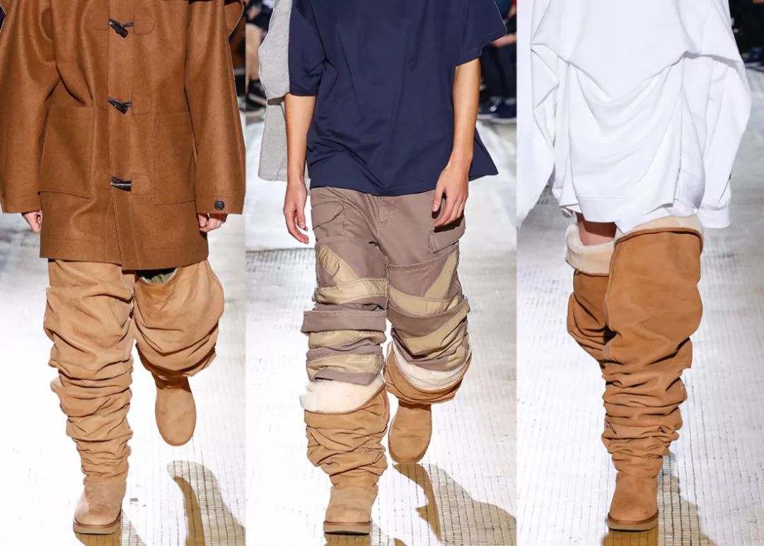 ugg雪地靴就这么穿,ugg红色鞋带雪地靴