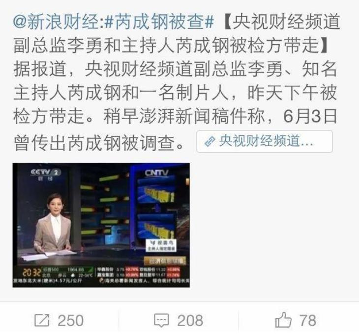 央视主持芮成钢，曾是高考状元世界红人，为何会沦为“阶下囚”？