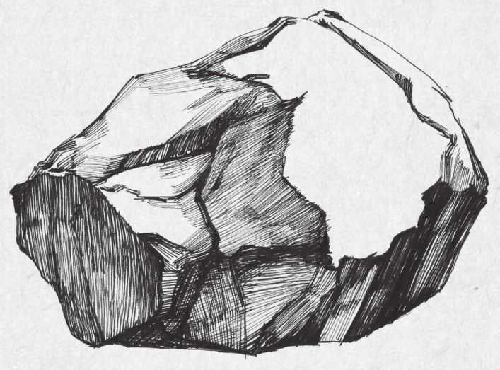 八种石头画法,石头画法步骤视频教程