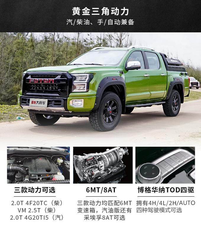 福田大将军2.5t越野版,福田大将军汽油四驱自动挡试驾