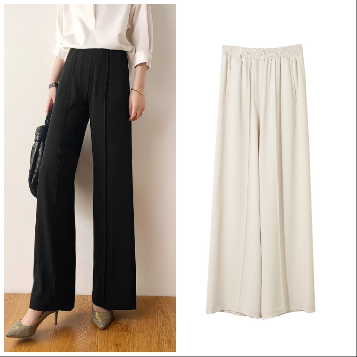 高腰裤搭配上衣显个子高,高腰裤搭配的上衣一整套秋冬款