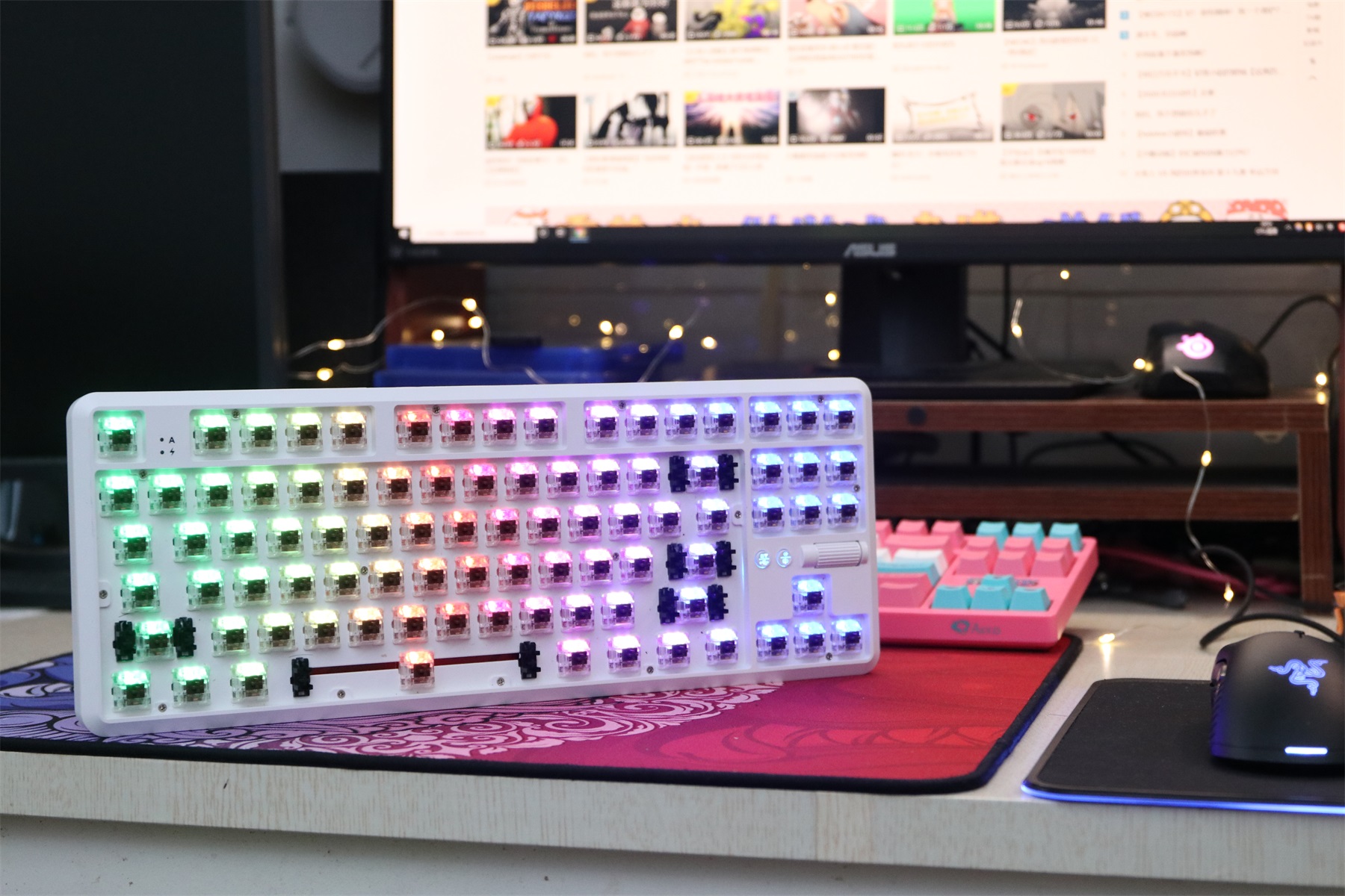 k870t键盘,黑爵k870t键盘怎么拆