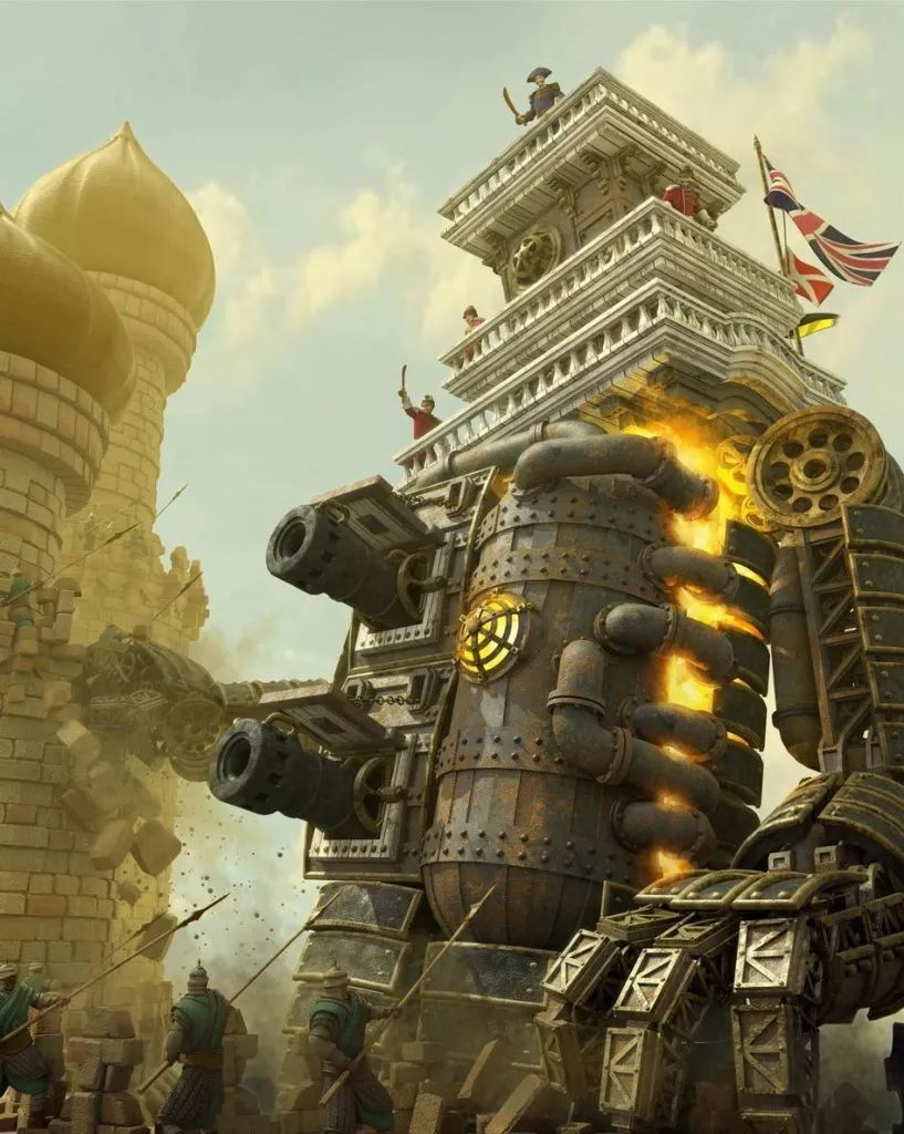 蒸汽朋克风创意美术,蒸汽朋克幻想风格