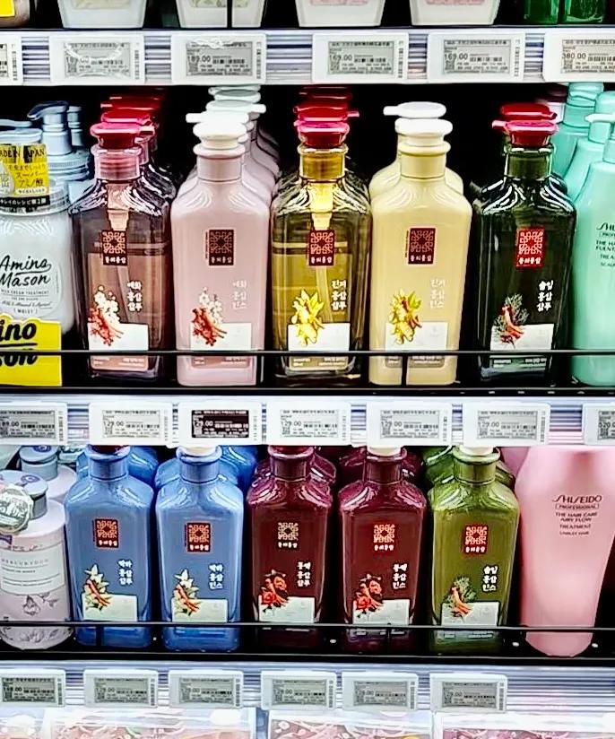 国货新品牌洗发水,韩国进口洗发水500毫升紫色的