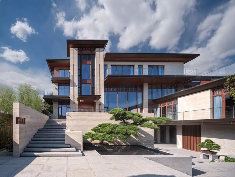 泉州别墅景观平面设计,泉州钢架别墅设计