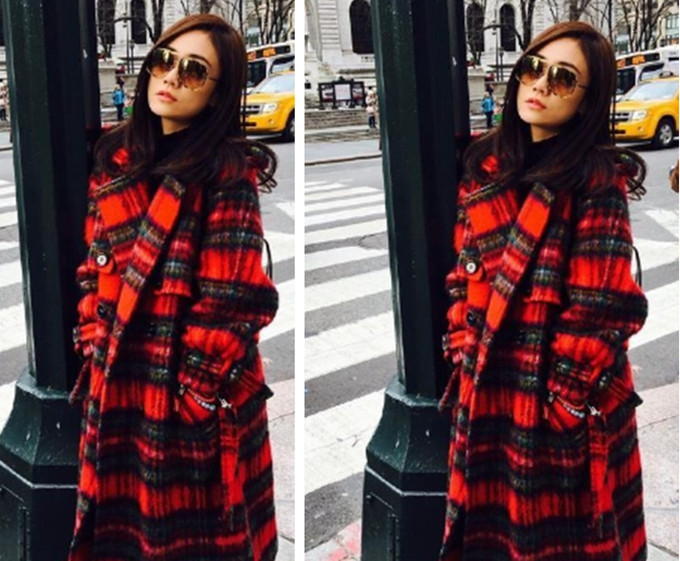 江疏影穿大衣搭配,杨幂冬天穿什么颜色好看