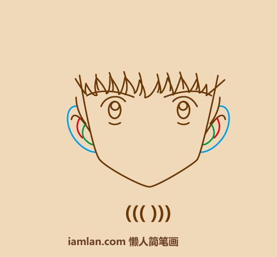 画足球小子,30秒画忍者