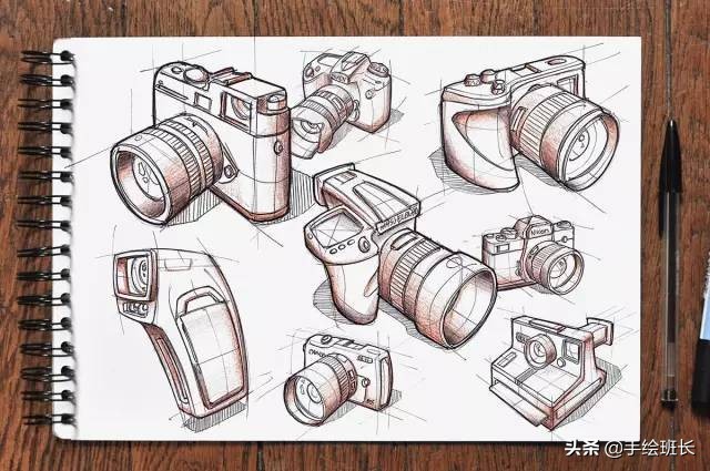 顶尖设计师手稿,产品设计手绘从入门到精通