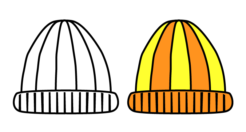 各类帽子简笔画,简笔画帽子图片大全上色