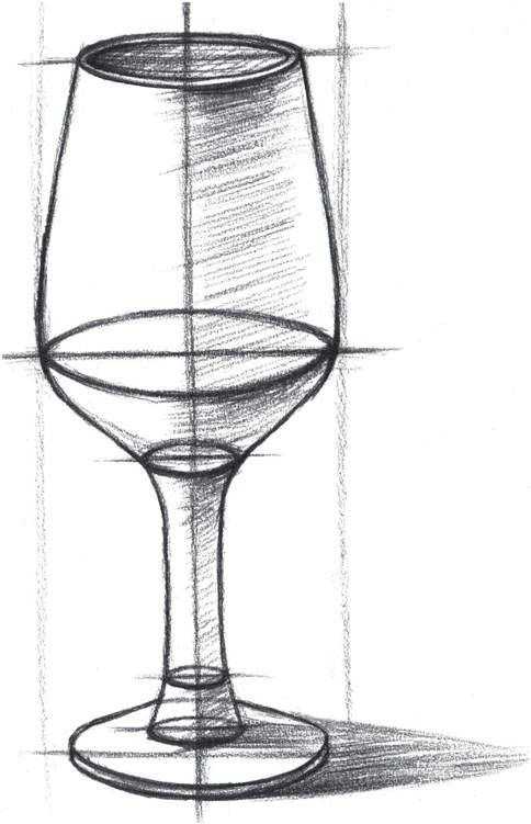 素描静物步骤及画法简单,素描静物不锈钢电水壶结构素描