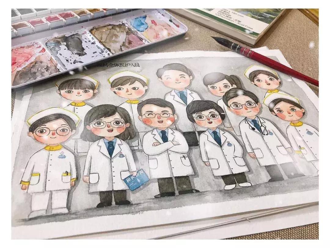 简笔画可爱小人插画,超萌可爱的插画小人