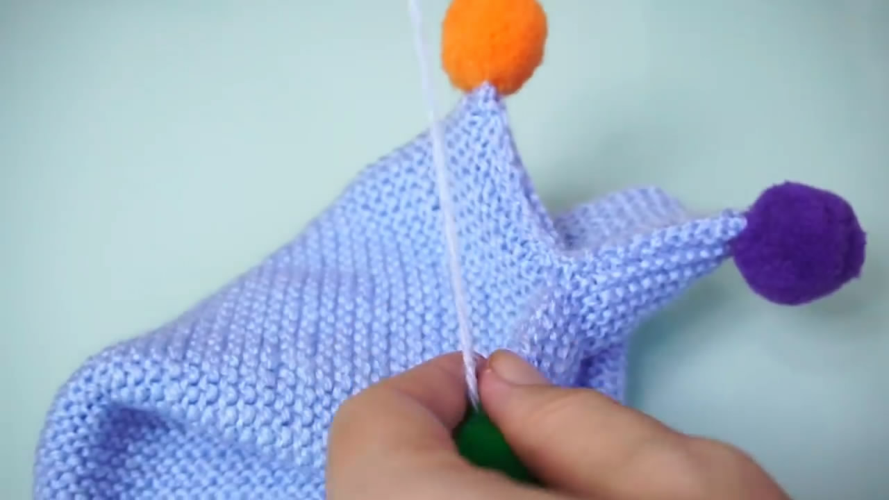 毛线手工编织婴儿帽,宝宝毛线帽钩织全过程